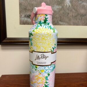 Lilly Pulitzer Vibrant Floral Water Bottle - Pink, Green, Yellow